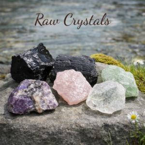 Raw crystals and clusters