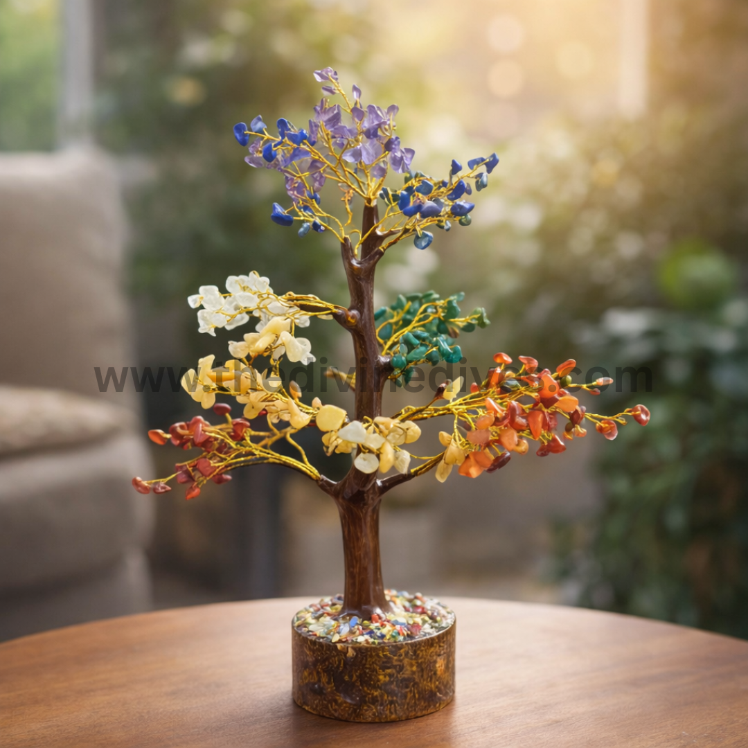 Natural 7 Chakra Crystal Tree
