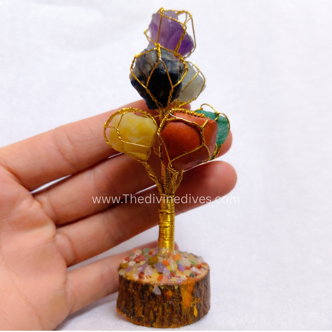 Seven Chakra Baby Crystal Tree - Image 2