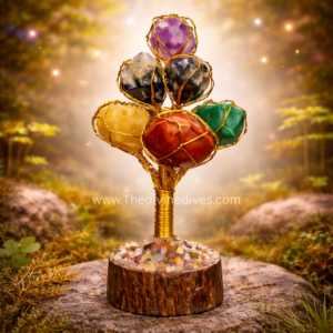 Seven Chakra Baby Crystal Tree