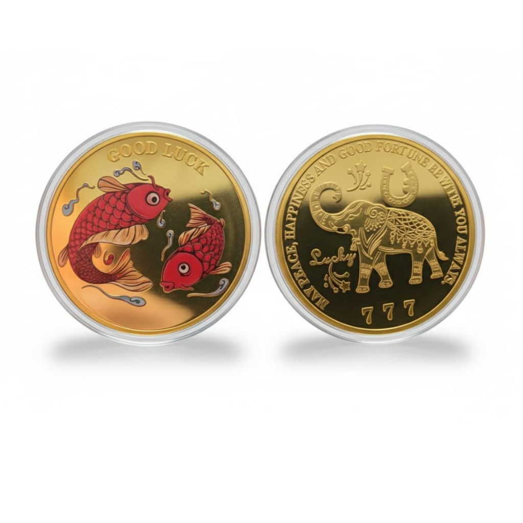 Feng Shui Good Luck Coin - Image 2
