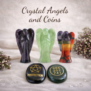 Zibu coins and angels