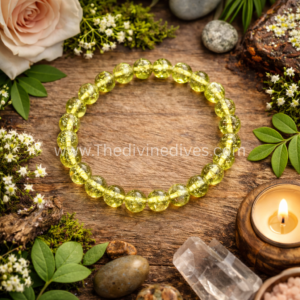 Peridot Bracelet (Heated)